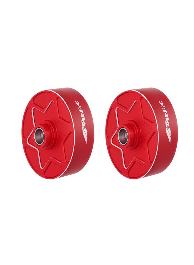 NMNRC Alum 2PCS RTR Front Rear Center Differential Case for Arrma 1/7 Felony Limitless Fireteam Mojave Diff Cover 1/8 Typhon Outcast Kraton Talion Notorious 6S BLX & EXB Series Upgrades Part Red - Image 1
